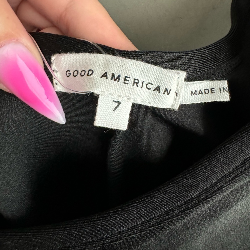 GOOD AMERICAN Scuba Strappy Biker Catsuit - Picture 8 of 10